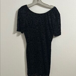 Nina Piccalino Blue Bodycon Dress with Asymmetrical Neckline for Cocktail